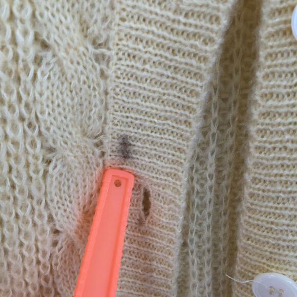 Vintage Adele Joyce Women's Front Buttons Cardigan Sweater Long Sleeves Granny - Picture 5 of 9